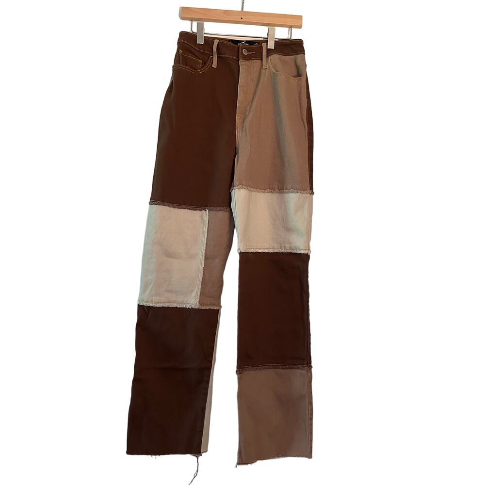 Hollister | Size 1R, 25x31 | Ultra high rise patchwork jeans boho y2k‎